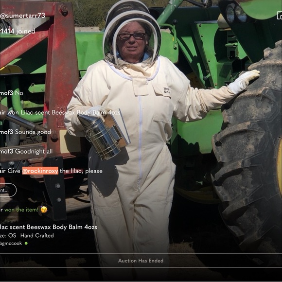 Rose Scent  Beeswax Body Balm  4ozs. - Picture 2 of 10